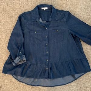 Jean Button-Down